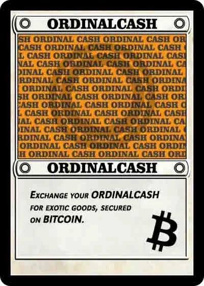 ORDINALCASH
