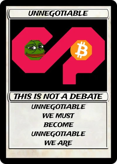 UNNEGOTIABLE